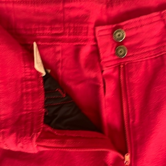 Peter Golding “Greatest Jeans on Earth”  Sz 9/10 soft red cotton/elastaine pants - Picture 3 of 8